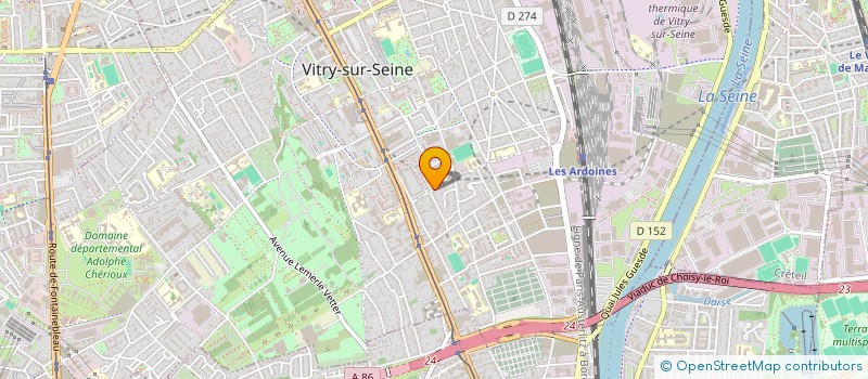 localisation de l'entreprise DUCROCQ à VITRY-SUR-SEINE