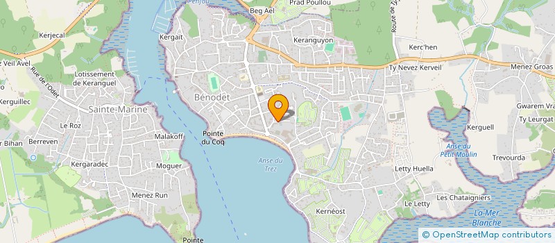 localisation de l'entreprise DUCROCQ-DUIGOU  BENODET