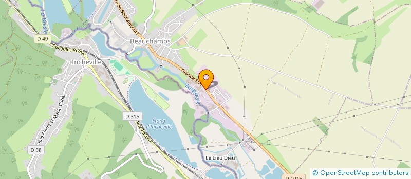 localisation de l'entreprise DUCROCQ ELECTRICITE à BEAUCHAMPS