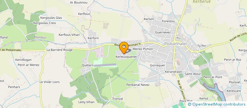 localisation de l'entreprise DUCROCQ LEMAUFF INDIVISION  PLOBANNALEC-LESCONIL