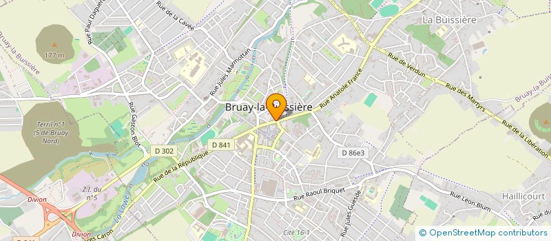 localisation de l'entreprise DUCROCQ OPTIC SA à BRUAY-LA-BUISSIERE