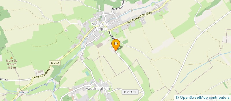 localisation de l'entreprise DUCROCQ TP à NIELLES-LES-BLEQUIN