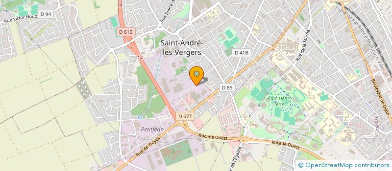 localisation de l'entreprise DUCROIX ET COMPAGNIE SARL à SAINT-ANDRE-LES-VERGERS