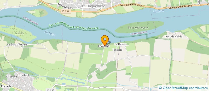 localisation de l'entreprise DUCROS à BRISSAC LOIRE AUBANCE