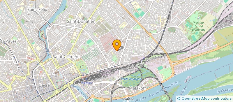 localisation de l'entreprise DUCROS  NANTES