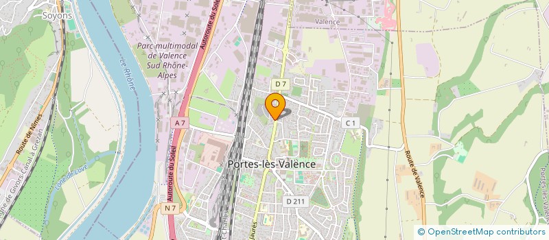 localisation de l'entreprise DUCROS CONTROLE  PORTES-LES-VALENCE