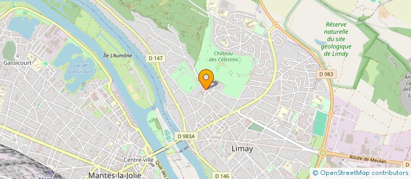 localisation de l'entreprise DUCROS DRIVER  LIMAY