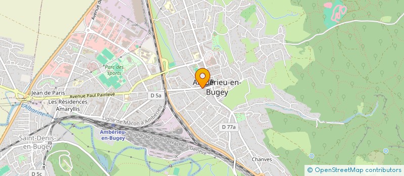 localisation de l'entreprise DUCROS MARJORIE à AMBERIEU-EN-BUGEY