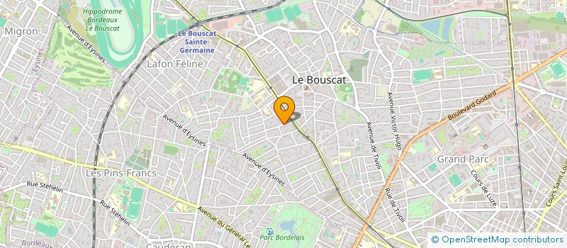 localisation de l'entreprise DUCROSE  LE BOUSCAT