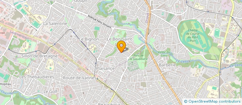 localisation de l'entreprise DUCROT PIERRE ELECTRICITE à ORVAULT