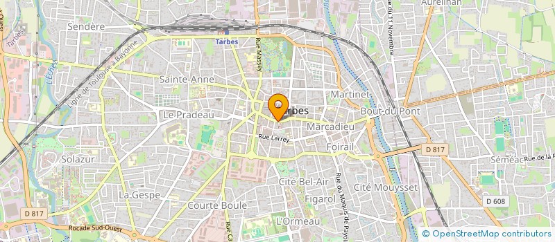 localisation de l'entreprise DUCRU  TARBES