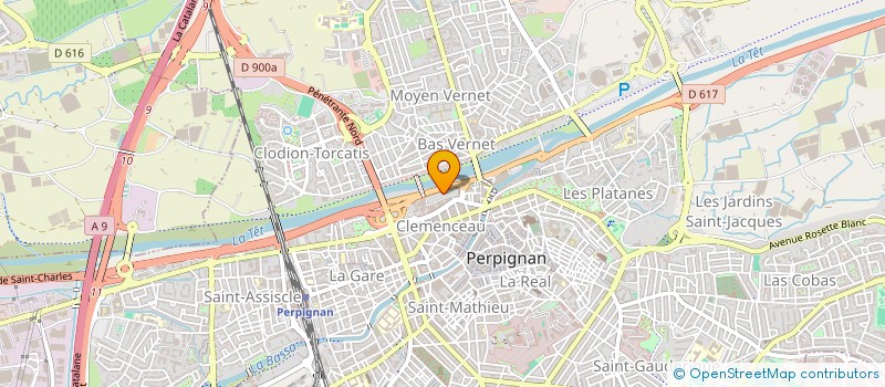 localisation de l'entreprise DUCRYT à PERPIGNAN