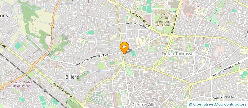localisation de l'entreprise DUCS 64  PAU