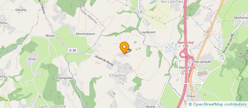 localisation de l'entreprise DUCS INVEST  CHAPEIRY