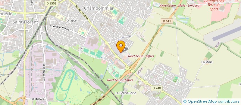 localisation de l'entreprise DUCYNVEST à NIORT