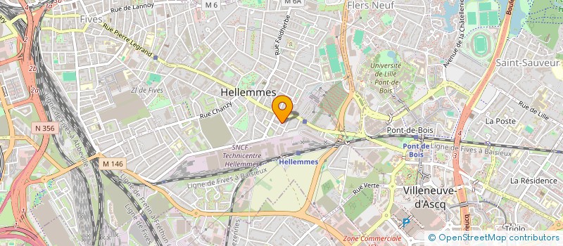 localisation de l'entreprise DUDA'S à LILLE