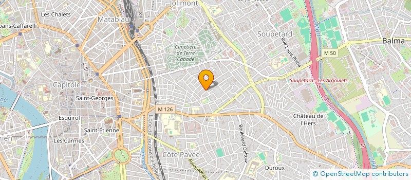 localisation de l'entreprise DUDE !  TOULOUSE