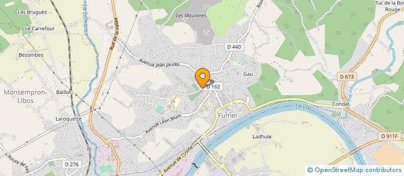 localisation de l'entreprise DUDOGNON CONSTRUCTIONS à FUMEL