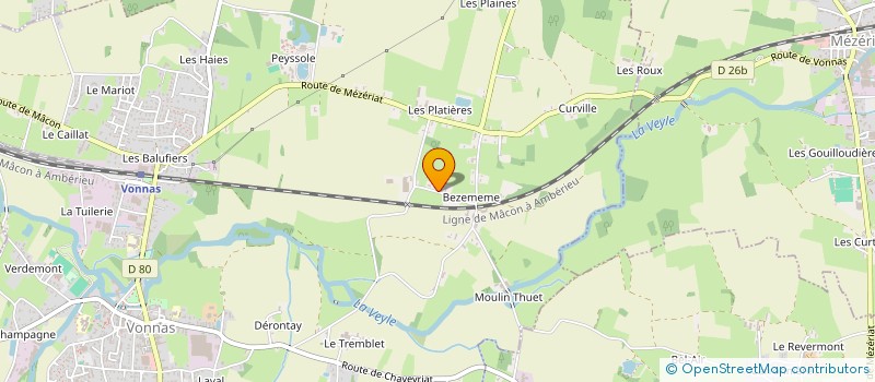localisation de l'entreprise DUDUIMMOVEST à VONNAS