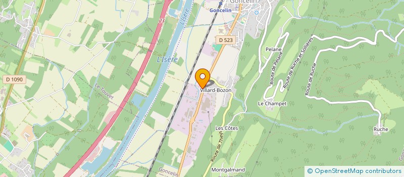 localisation de l'entreprise DUE AMICI  GONCELIN