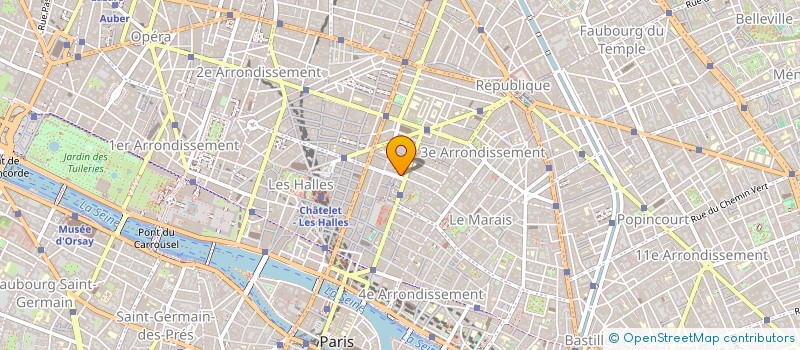 localisation de l'entreprise DUE MANI  PARIS