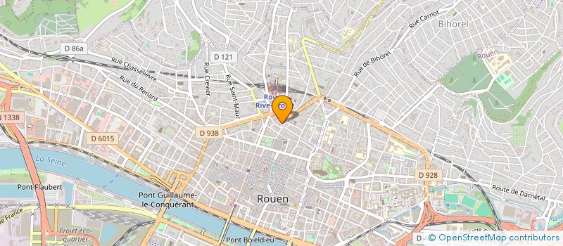 localisation de l'entreprise DUELEQ à ROUEN