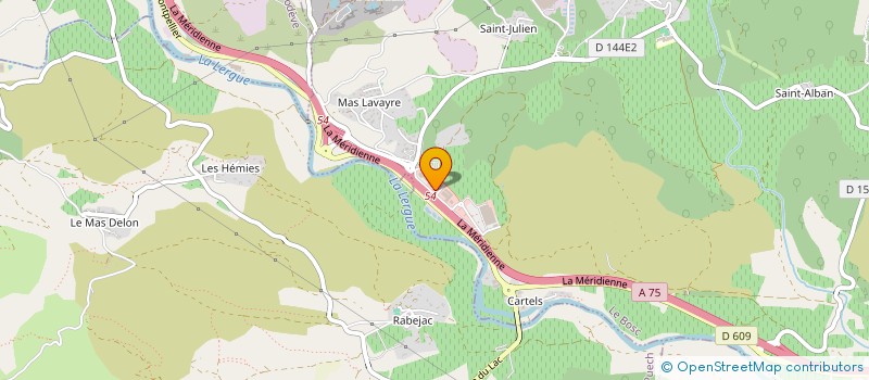 localisation de l'entreprise DUELL SAS à LE BOSC