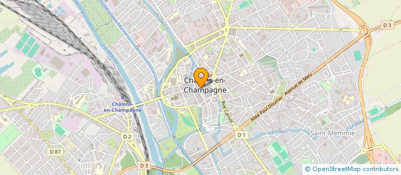 localisation de l'entreprise DUELLE  CHALONS-EN-CHAMPAGNE