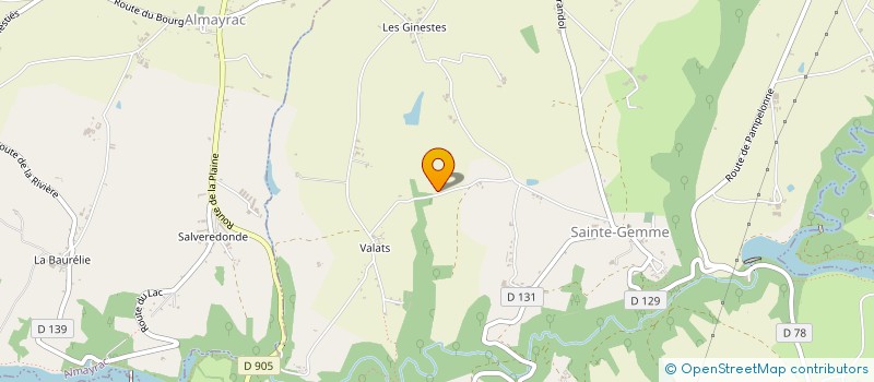 localisation de l'entreprise DUENDE TRAVEL FRANCE  MONTIRAT