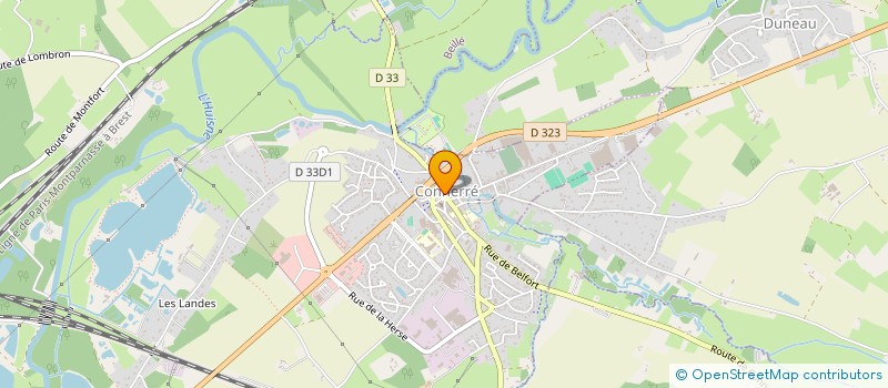 localisation de l'entreprise DUEOPTIC  CONNERRE