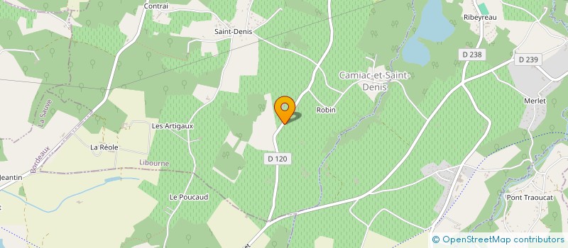 localisation de l'entreprise DUESO MAINTENANCE  CAMIAC-ET-SAINT-DENIS