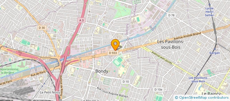 localisation de l'entreprise DUEZ CLOTURES à BONDY