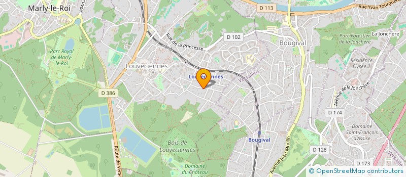 localisation de l'entreprise DUF CONSULTING à LOUVECIENNES