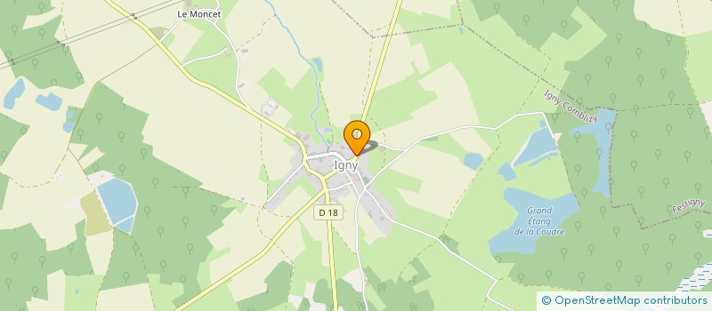 localisation de l'entreprise DUF SOLUTIONS  IGNY-COMBLIZY