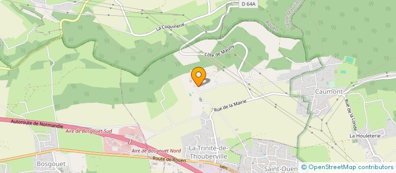 localisation de l'entreprise DUFAL  SAINT-OUEN-DE-THOUBERVILLE