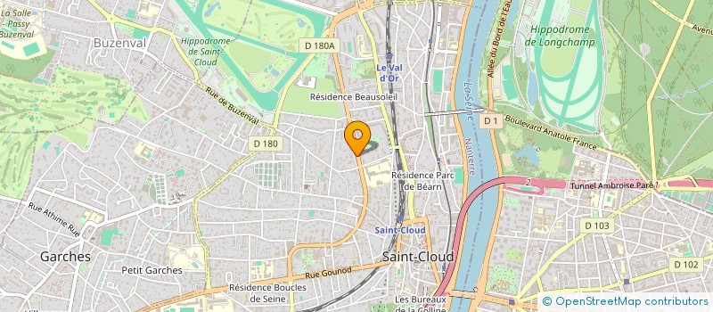 localisation de l'entreprise DUFAO ET FILS  SAINT-CLOUD