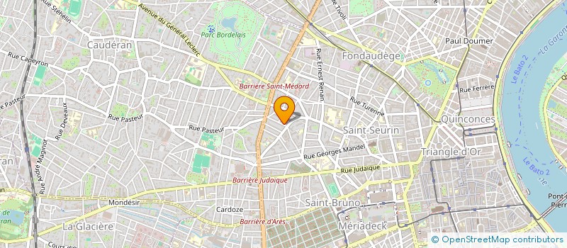 localisation de l'entreprise DUFAU/DUBERNET  BORDEAUX