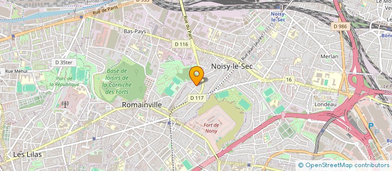 localisation de l'entreprise DUFAULT CONSULTING à NOISY-LE-SEC