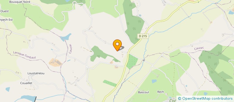 localisation de l'entreprise DUFAURE  CAUZAC