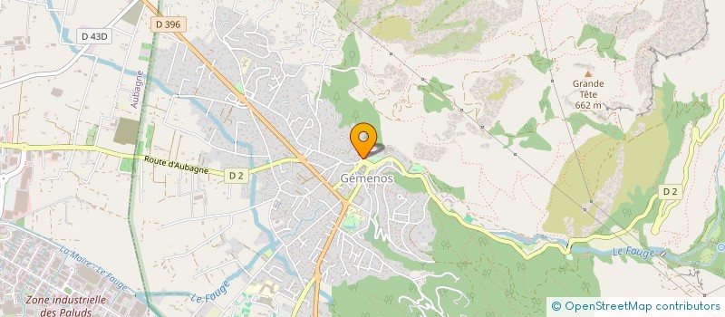 localisation de l'entreprise DUFAUT  GEMENOS