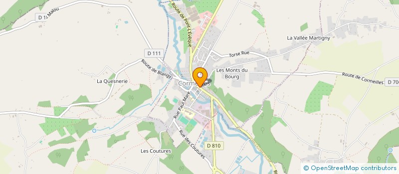 localisation de l'entreprise DUFAY MARC à CORMEILLES