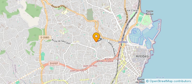 localisation de l'entreprise DUFAZA HOLDING à ANTIBES