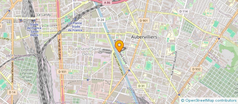 localisation de l'entreprise DUFERCO-FRANCE à SAINT-DENIS