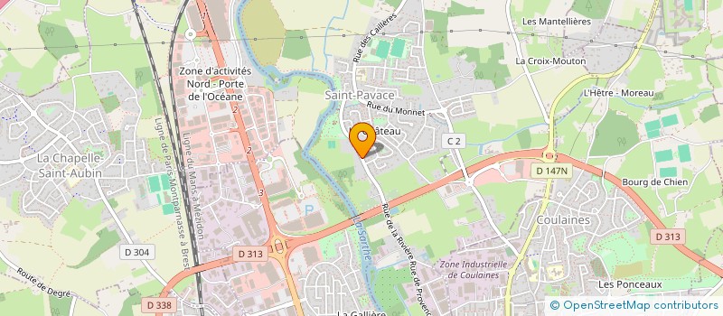 localisation de l'entreprise DUFEU-LONGLADE  SAINT-PAVACE