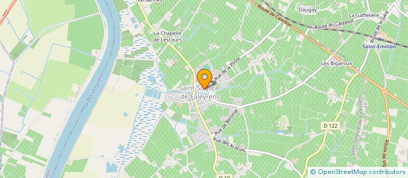 localisation de l'entreprise DUFF'HORRU  SAINT-SULPICE-DE-FALEYRENS