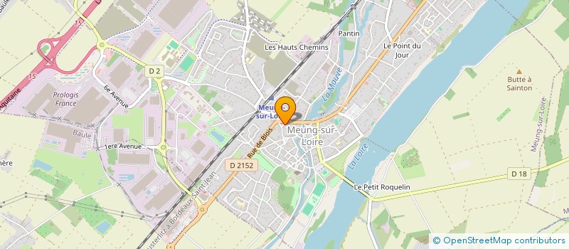 localisation de l'entreprise DUFF'O  MEUNG-SUR-LOIRE