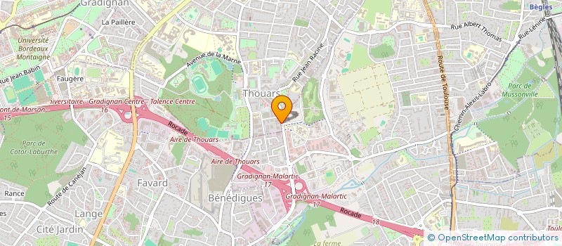 localisation de l'entreprise DUFFAU à TALENCE