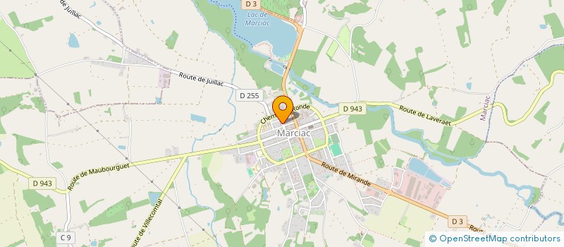 localisation de l'entreprise DUFFAU  MONLEZUN