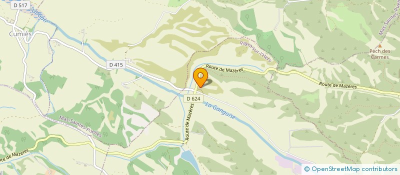 localisation de l'entreprise DUFFAU PECH  PAYRA-SUR-L'HERS