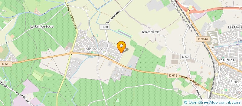 localisation de l'entreprise DUFFAUD  MONTESCOT